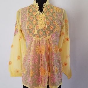 Offers 👍 Sheer Handmade Custom Blouse